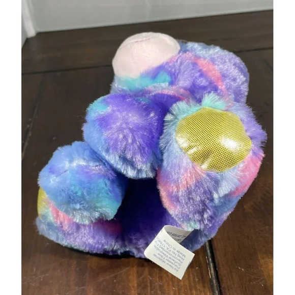 Midwood‎ Brands Unicorn Tie Dye Colorful Plush Stuffed Animal 7” Pink Mane - Picture 5 of 7